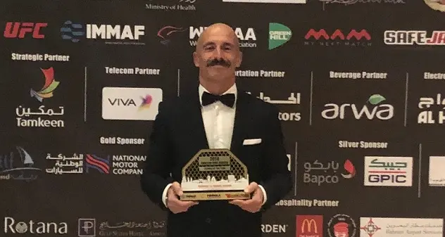 Angelo Tarantini cutman dell’anno
