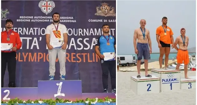 Wrestling. Gigliotti protagonista: doppia medaglia per l'atleta nuorese a Sassari e Stintino