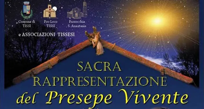 A Tissi la prima edizione della sacra rappresentazione del presepe vivente