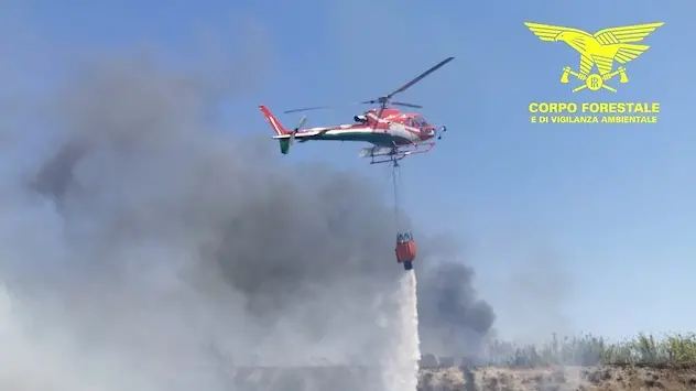 Vasto incendio a Nuoro: fiamme minacciano abitazioni e il carcere di Badu 'e Carros