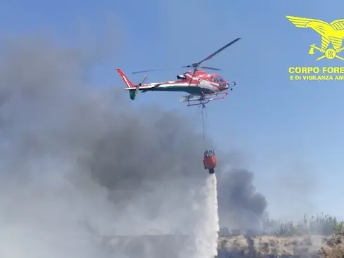 Vasto incendio a Nuoro: fiamme minacciano abitazioni e il carcere di Badu 'e Carros