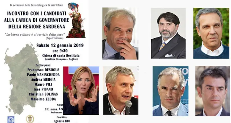 Regionali, a confronto i 7 candidati governatori della Sardegna: ecco dove e quando