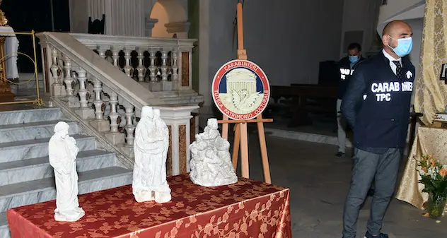 Tempio. Recuperate le tre statue preziose sparite da chiesa