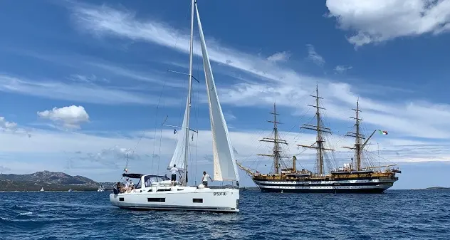 L'Amerigo Vespucci torna in Costa Smeralda dopo circa 4 anni