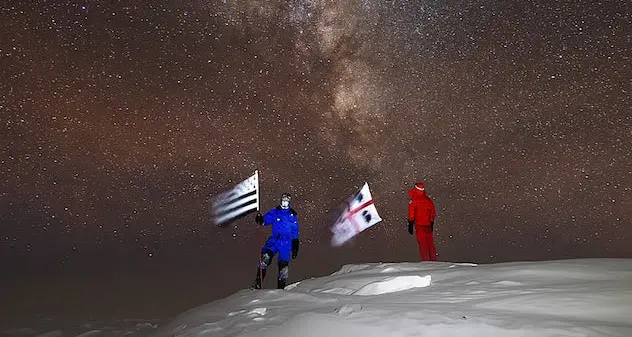 Al Polo Sud sventola la bandiera della Sardegna