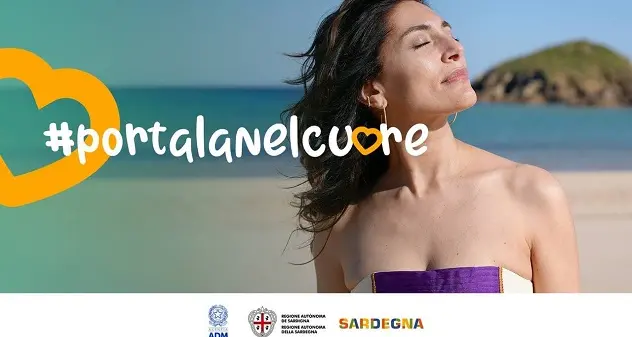 Adm e Regione Sardegna: In onda da oggi lo spot \"Portala nel cuore\" con Caterina Murino