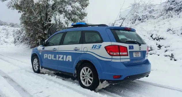 Nevica a Campeda. Previste nevicate in serata sui valichi montani