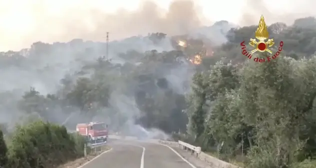 Incendi in Sardegna. Proseguono le operazioni di soccorso dei Vigili del fuoco. I dettagli