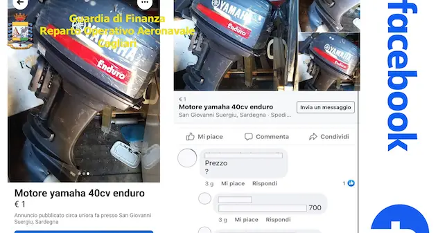 Sant’Antioco. Trova il motore di una barca utilizzata dai migranti e tenta di rivenderlo: denunciato