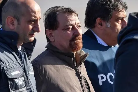 Former member of the group Armed Proletarians for Communism\\u2020 Cesare Battisti, after arriving at Ciampino Airport in Rome, Italy,14 January 2019. Cesare Battisti, sought by Italian justice for four murders in the 1970s, has been arrested by international police squad in Santa Cruz, Bolivia.\\u2020 \\nANSA/ALESSANDRO DI MEO\\n