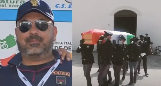 Orosei. Funerali del poliziotto ucciso un’auto: \"Abbiamo perso un amico, un figlio, un fratello e un padre”