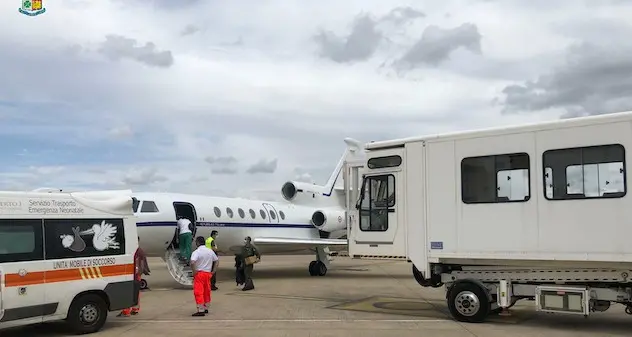 Volo d’urgenza da Cagliari a Roma per un neonato