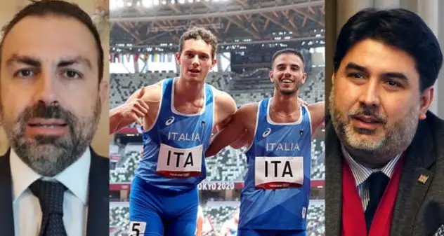 Olimpiadi, oro nella 4x100, Solinas e Pais: “Tortu e Patta vi attendiamo in Sardegna per festeggiare”