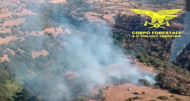 Incendi. Torna la paura a Santu Lussurgiu: In azione tre elicotteri
