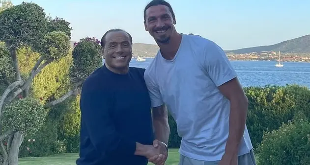 Ibrahimovic in Sardegna: Zlatan ospite da Berlusconi a Villa Certosa