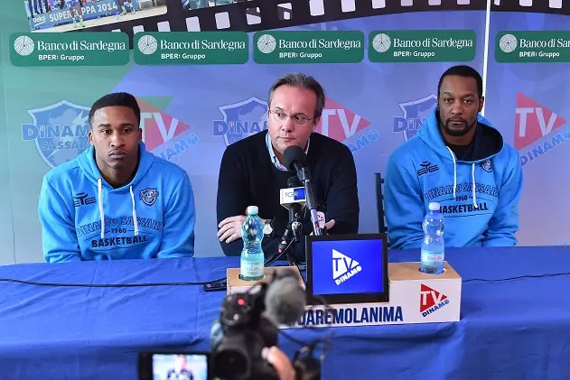Conferenza Stampa Presentazione Tyrus McGee e Justin Carter\\rBanco di Sardegna Dinamo Sassari\\rLBA Serie A Postemobile 2018-2019\\rSassari, 18/01/2019\\rFoto L.Canu / Ciamillo-Castoria
