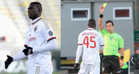 Gesto volgare di Balotelli rivolto ai tifosi del Cagliari