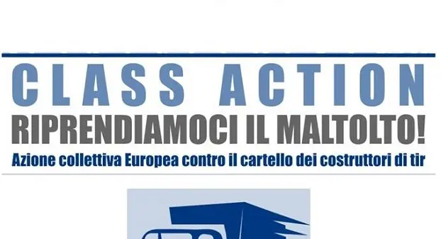 Al via la class action contro il “cartello dei Tir”