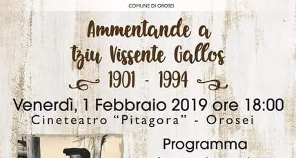 Ammentande a tziu Vissente Gallos