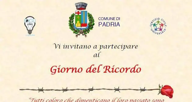 A Padria “Il Giorno del Ricordo”