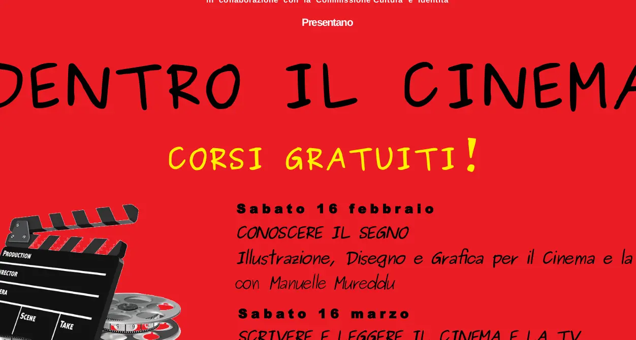 “Dentro il Cinema”: a Gavoi due giornate formative
