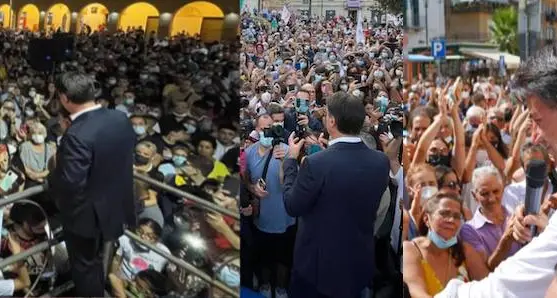 Piazze gremite di gente per gli incontri della politica. I cantanti non ci stanno, Fedez “Fate cagare\"