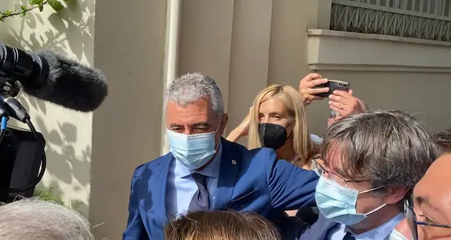 Puigdemont ad Alghero: \"Sto bene, sono come a casa\"