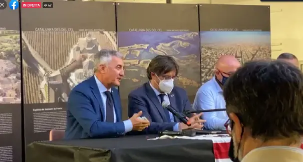 IN DIRETTA DA ALGHERO: La conferenza stampa di Carles Puigdemont