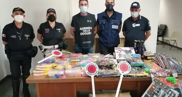 Porto Torres, sequestrati da ADM giocattoli non conformi agli standard di sicurezza