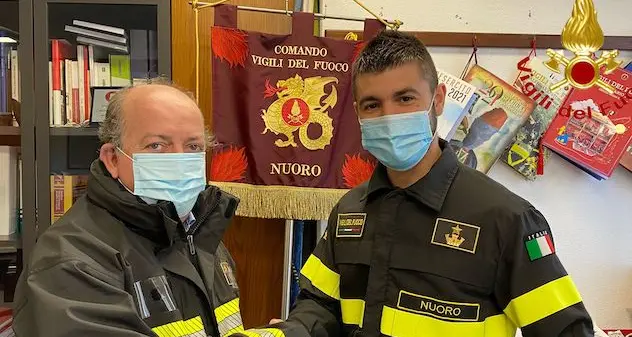 Promozioni al Comando dei Vigili del Fuoco di Nuoro