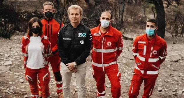 Rosberg dopo visita a Montiferru: \"Scioccante. Siamo qui per aiutarti, Sardegna!\"
