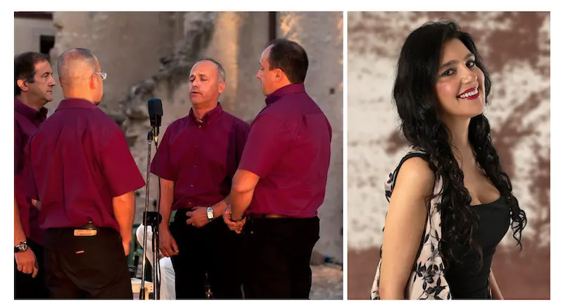 Su Cuncordu si veste di rosa. Le voci maschili di Santu Lussurgiu si intrecciano all'eleganza melodica di Maria Giovanna Cherchi