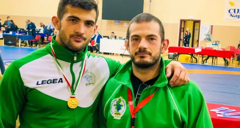 Successo di Edoardo e Marco Gigliotti a Napoli per la Coppa Italia di lotta libera