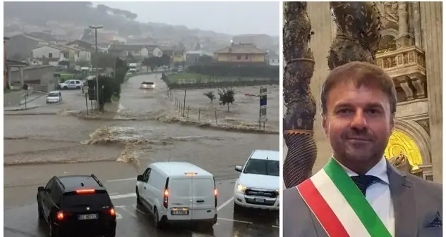 Bomba d'acqua si abbatte su Monti. Il sindaco racconta: \"E' venuto giù il mondo\"