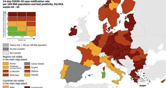 Covid. La Sardegna è l’unica Regione verde in Europa