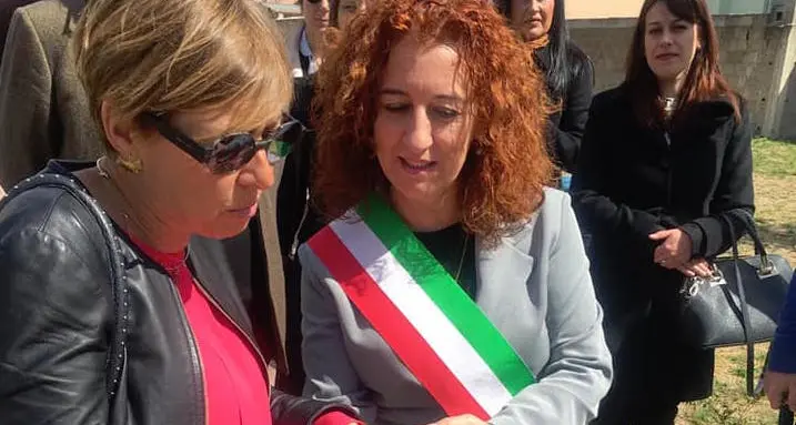 Fiammetta Borsellino omaggia la tomba di Emanuela Loi