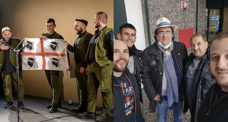 Il Tenore “Antoni Milia” di Orosei conquista Al Bano