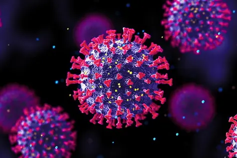 Coronavirus. COVID-19. 3D Render