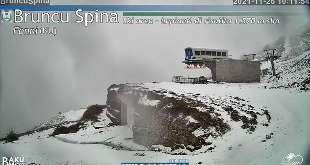 Fonni. Sul Bruncu Spina è tornata la neve