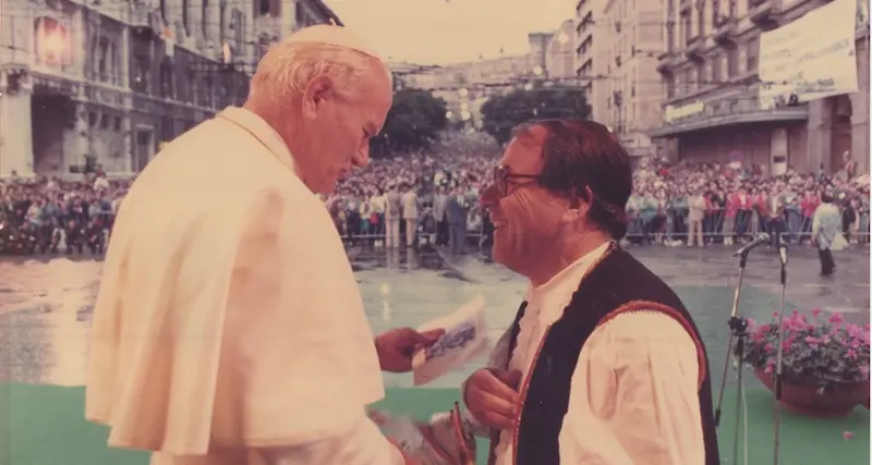 Papa Giovanni Paolo II e le launeddas