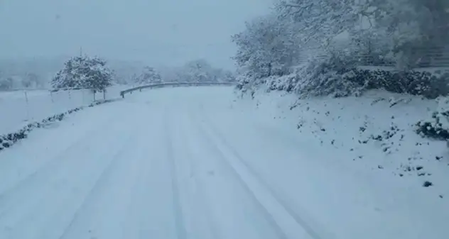 Maltempo: neve, freddo e maestrale in Sardegna