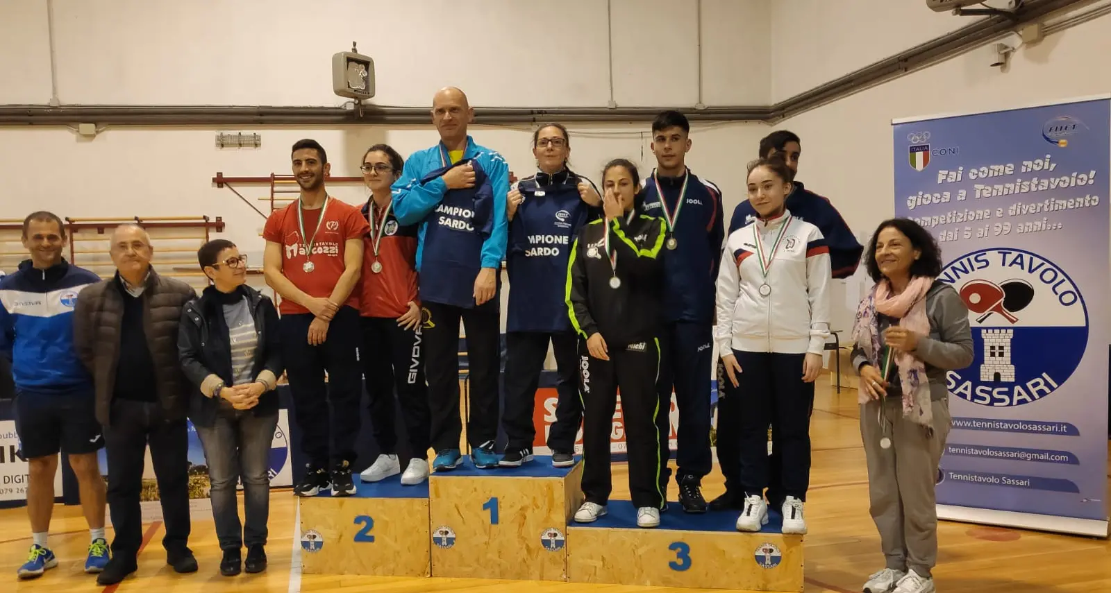 Cinque titoli regionali per i ragazzi del Tennistavolo Norbello