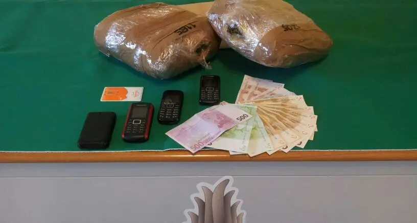 Porto Torres. La Guardia di finanza sequestra 2,3 kg di marijuana