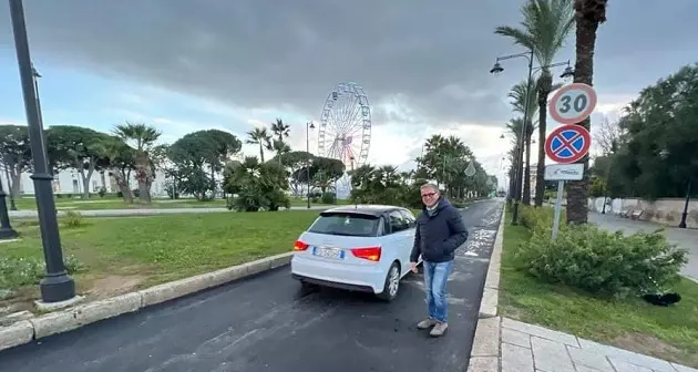 Olbia, riaperto il traffico in via Principe Umberto