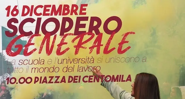 Sciopero CGIL e UIL, “Noi studenti e giovani oggi in piazza!”