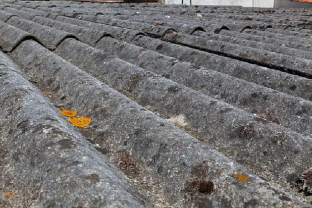 Old Fiber Cement Roof