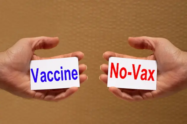 vaccine versus no-vax. concept for covid19 pandemic, coronavirus desease