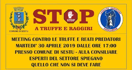 Come difendersi dalle truffe, reati predatori e raggiri: se ne parla in aula consiliare