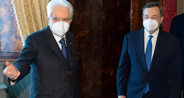 Quirinale. Colloquio tra Mattarella e Mario Draghi