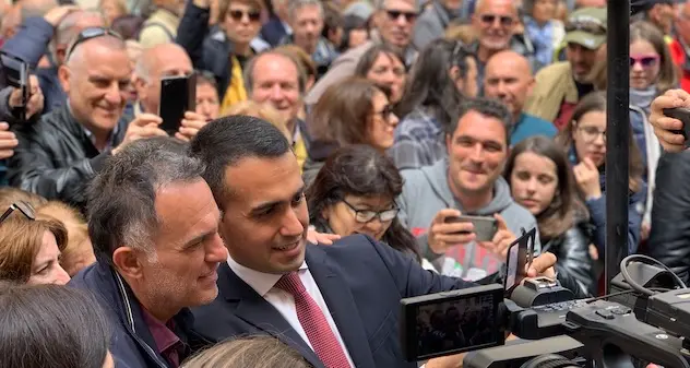 Il ministro Luigi Di Maio ad Alghero: ecco il suo intervento. Video e foto